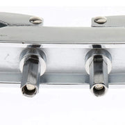 B72A Drum Clamp 2 Hole Silver Multi Clamp Cymbal Stand Mount Holder for Drums Cymbals Musical Parts Cowbell Accessory