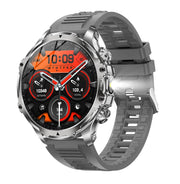 Men Outdoors Sports Smart Watch AK75 Flashlight 700mah Large Battery Bluetooth Calling LED Light Fitness Tracker Smartwatch