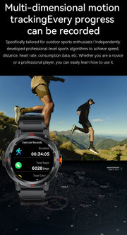 LIGE New LED Flashlight Smart Watches Men Women IP68 Waterproof 100+ Sport Modes Heart Rate Fitness Tracker Outdoor Smartwatch