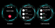 Men Outdoors Sports Smart Watch AK75 Flashlight 700mah Large Battery Bluetooth Calling LED Light Fitness Tracker Smartwatch