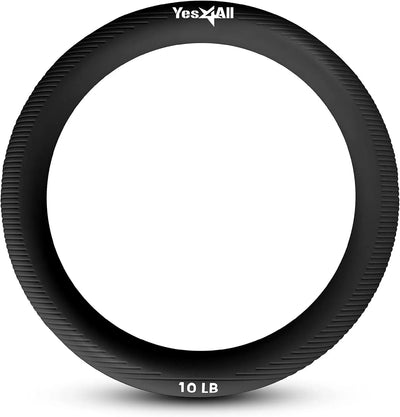 Power Ring 10lbs, Weight Ring, Weighted Circle, Kettlebell for Yoga Exercise, Aerobics, Home Fitness, Core Training