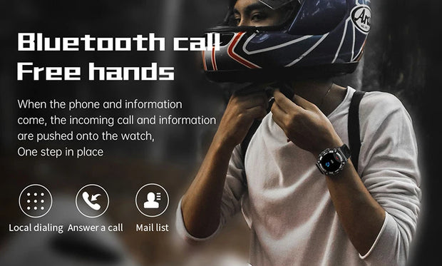 1.39 Inch Bluetooth Calling AI Voice IP68 Waterproof Round Sports Fitness Smart Watch For Men