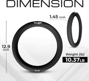 Power Ring 10lbs, Weight Ring, Weighted Circle, Kettlebell for Yoga Exercise, Aerobics, Home Fitness, Core Training