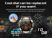 1.39 Inch Bluetooth Calling AI Voice IP68 Waterproof Round Sports Fitness Smart Watch For Men