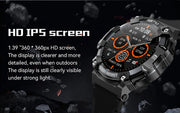1.39 Inch Bluetooth Calling AI Voice IP68 Waterproof Round Sports Fitness Smart Watch For Men
